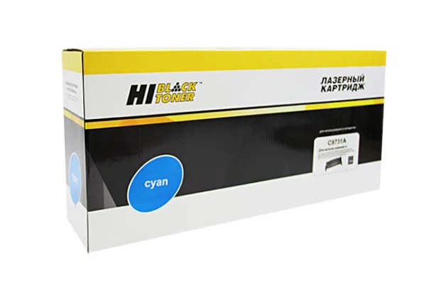 Упаковка картриджа Hi-Black HB-C9731A