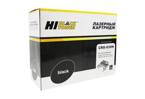 Упаковка картриджа Hi-Black HB-CRG-039H