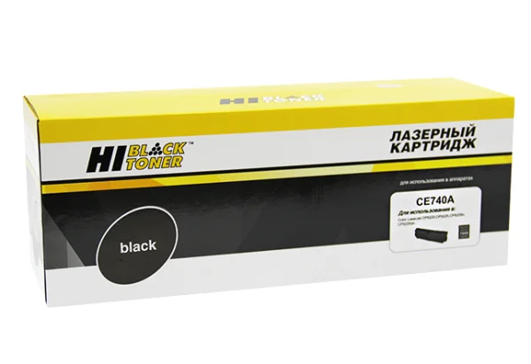 Упаковка картриджа Hi-Black HB-CE740A